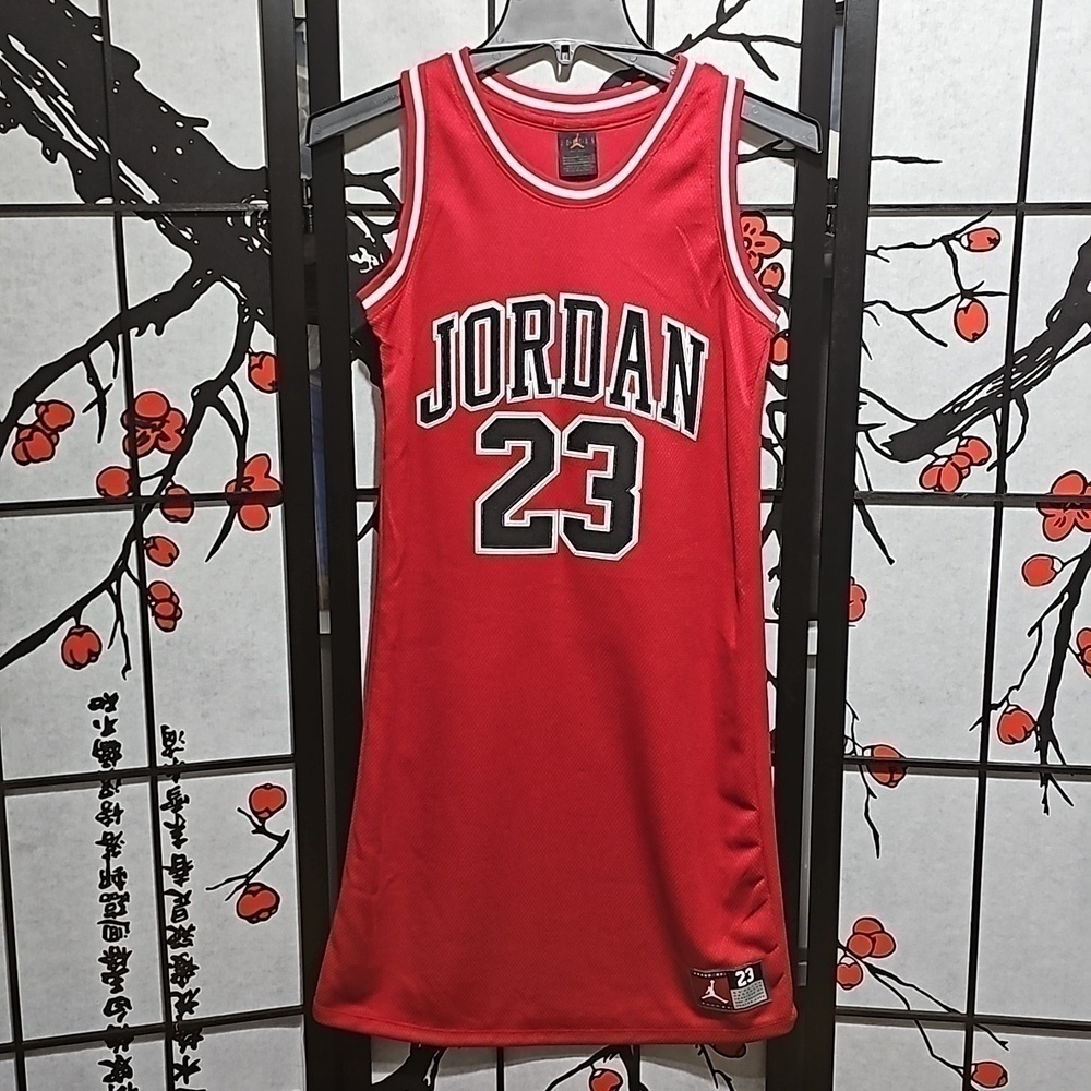 Jordan Girls Red Tank Dress Size Large NWT